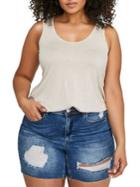 Addition Elle Michel Studio Plus Classic Scoopneck Tank Top