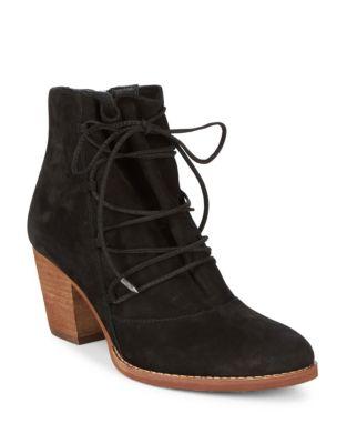 Sam Edelman Suede Lace-up Booties
