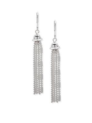 Anne Klein Leverback Chain Drop Earrings
