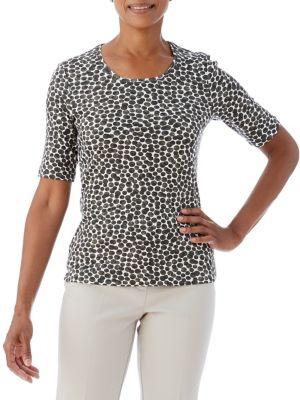 Olsen Abstract Dot Tee