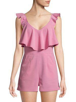 Design Lab Lord & Taylor Ruffle Romper