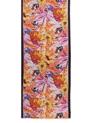 Fraas Tropical Foliage Wrap Scarf