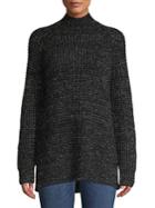 Design Lab Knit Mockneck Sweater