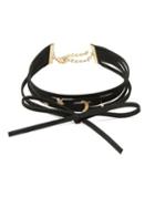 Design Lab Lord & Taylor Choker Bow Necklace