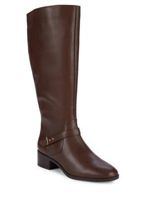Bandolino Bloema Wide Calf Tall Leather Boots