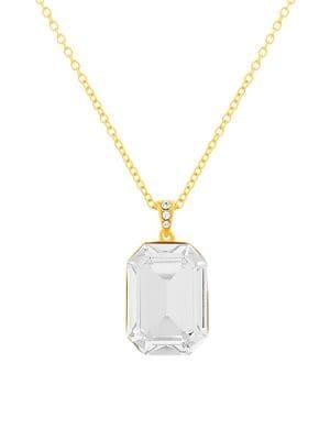 Lord & Taylor Swarovski Crystal Solitaire Pendant Necklace