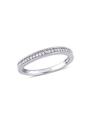Sonatina Sterling Silver Diamond Anniversary Wedding Band