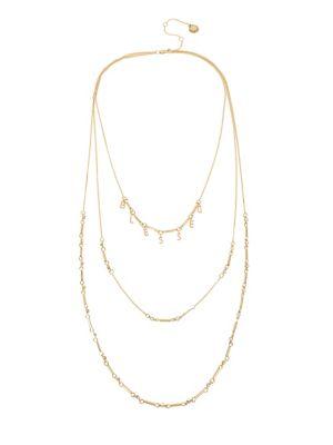 Bcbgeneration Affirmation Crystal Blessed Multi-strand Necklace