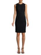 Calvin Klein Leaf-eyelet Sheath Dress