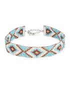 Design Lab Lord & Taylor ??southwestern Beaded Choker Necklace