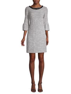 Karl Lagerfeld Paris Jacquard Sheath Dress