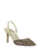 Adrianna Papell Houston Floral Lace Slingback Pumps