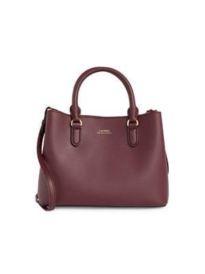 Lauren Ralph Lauren Mini Marcy Leather Satchel