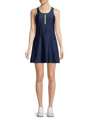 Sam Edelman Pleated Roundneck Tennis Dress