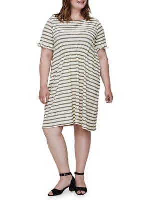 Junarose Plus Santana Short-sleeve Above Knee Dress