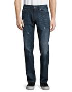 True Religion Geno Straight-fit Distressed Jeans