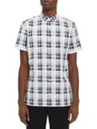 Calvin Klein Short-sleeve Plaid Shirt