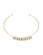 Kensie Triangle Charm Collar Necklace