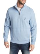 Nautica Classic-fit Cotton-blend Fleece Pullover