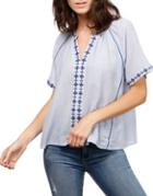 Lucky Brand Stripe Short-sleeve Top