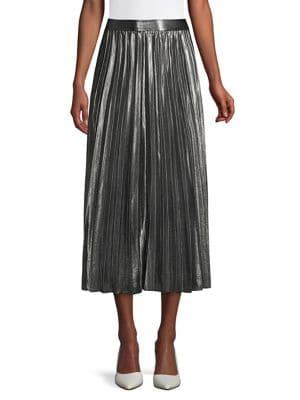 Only Pleated Midi Skirt
