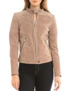 Bagatelle Suede Leather Motorcycle Jacket