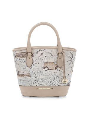 Brahmin Small Copa Cabana Bowie Leather Satchel