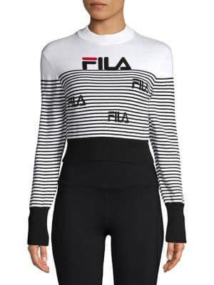 Fila Striped Cotton Sweater