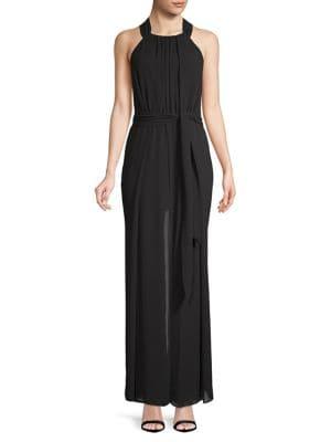 Vince Camuto Chiffon Wide-leg Jumpsuit