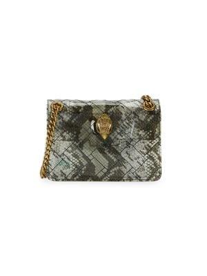 Kurt Geiger London Snakeskin-print Faux Leather Shoulder Bag