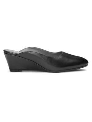 Aerosoles Encircle Suede Wedge Mules