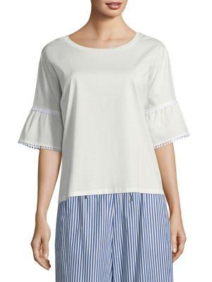 Weekend Max Mara Nerone Flutter-sleeve Top