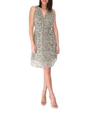 B Collection By Bobeau Olive Woven Dress