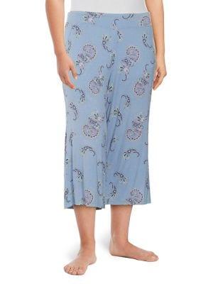 Lady Sarah Plus Paisley Capri Pants
