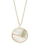 Lord & Taylor Mosaic Pendant Necklace