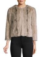 Jack By Bb Dakota Faux Fur Cropped Jacket