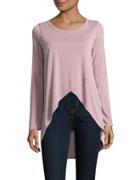Design Lab Lord & Taylor Long Sleeved Crossover Top