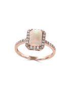 Effy Opal, Diamond & 14k Rose Gold Ring