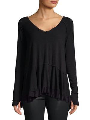 Free People Tangerine Tee