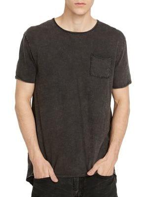 Buffalo David Bitton Tally Longline Cotton Tee