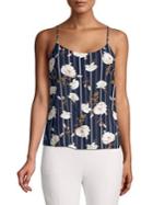 Vero Moda Easy Singlet Floral Stripe Tank Top