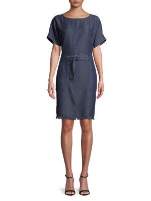 Jones New York Dolman-sleeve Denim Dress