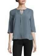 French Connection Chic Crepe Blouse