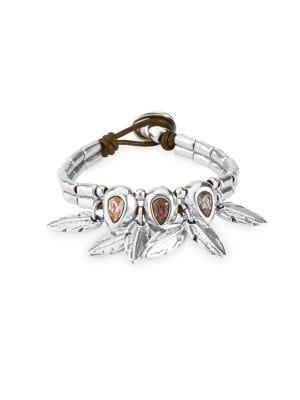 Uno De 50 Pecking Swarovski Crystal Bracelet