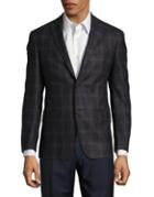 Michael Kors Checkered Wool Jacket