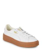 Puma Basket Leather Lace-up Sneakers