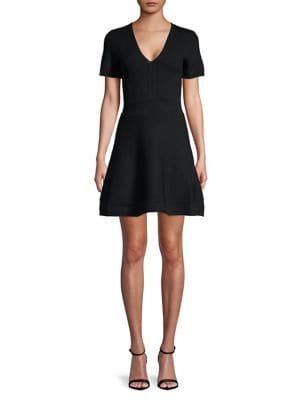 French Connection Elie Knit Fit-&-flare Dress