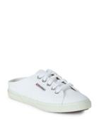 Superga Textured Lace-up Slip On Sneakers
