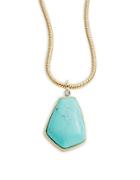 Lauren Ralph Lauren Turquoise And Caicos Pendant Necklace