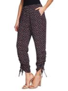 Cece By Cynthia Steffe Bohemian Bazaar Marrakesh Lace Ditsy Ruched Pants